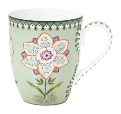 Meilleure Vente Tasse Pip Studio Lily & Lotus Light Green 350 ml (Ensemble de 6)