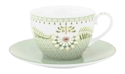 Livraison Mondiale Tasse & Soucoupe Pip Studio Lily & Lotus Tiles Light Green 280 ml