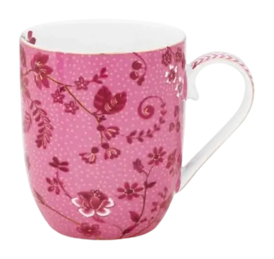 Tasse Pip Studio Jolie Fleurs Rose 145ml (Ensemble de 6) Certifié