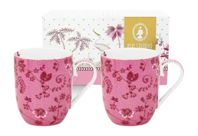 Bon Marché Tasse Pip Studio Jolie Fleurs Rose 145ml (Set de 2)