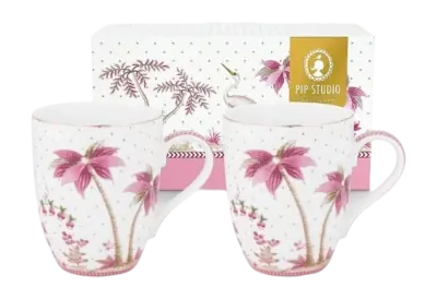 Tasse Pip Studio Jolie Dots Or Rose 350ml (Ensemble de 2) Commande En Gros