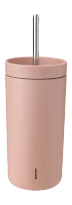 Mug Isotherme Stelton To Go Sip Vacuum Insulated Cup With Straw 0.4L Heather Artisanat