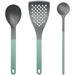 Achat Immédiat Kit de Cuisine Rosti 1 Optima Nordic Green Nylon (Lot de 3)