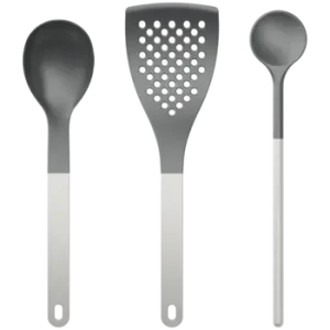 Kit de Cuisine Rosti 1 Optima White Nylon (Lot de 3) Offre Exclusive