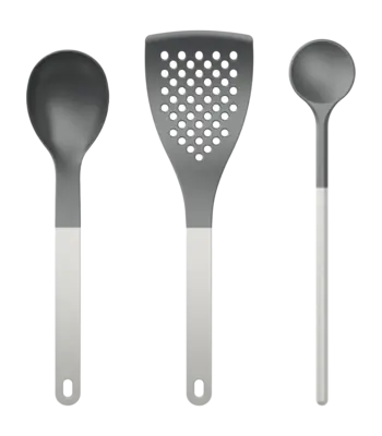 Kit de Cuisine Rosti 1 Optima White Nylon (Lot de 3) Offre Exclusive