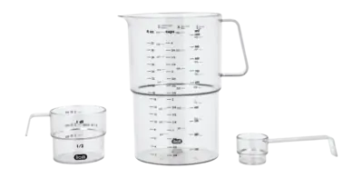 Tasse à Mesurer Rosti Mensura Clear (3 Pièces) Meilleure Vente