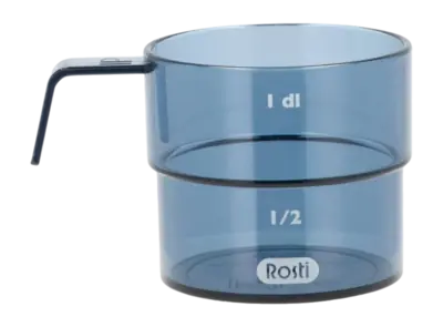 Dernier Modèle Tasse à Mesurer Rosti Décilitre Mensura Bleu Poussière 100 ml