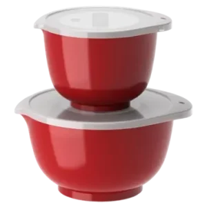 Set de Bols à Mélanger Rosti Margrethe Red 1,5 + 3,0 L (2-Pièces) Livraison Express