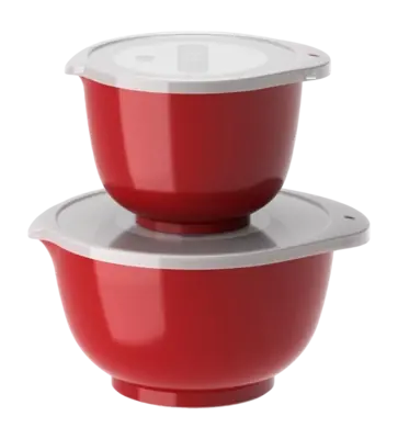Set de Bols à Mélanger Rosti Margrethe Red 1,5 + 3,0 L (2-Pièces) Livraison Express