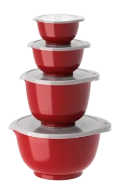 Set Bol à Mélanger Rosti Margrethe Rouge (4 Pièces) Édition Limitée