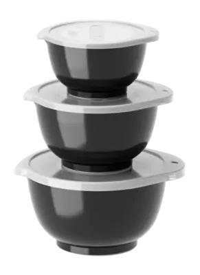 Bols à Mélanger Rosti Margrethe Mini Carbon Black (Lot de 3) Meilleure Qualité