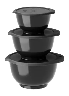 Offre Du Jour Bols à Mélanger Rosti Margrethe Mini Edition Noire (Lot de 3)