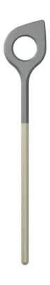 Dernier Modèle Louche Rosti Optima With Hole Humus Nylon 31 cm