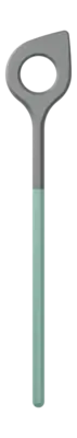 Louche Rosti Optima With Hole Nordic Green 31 cm Original