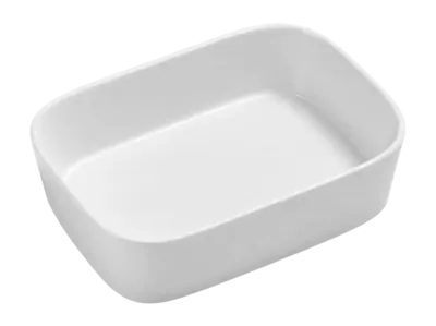 Quantité Limitée Plat et Saladier Rosti Modula White (25 x 18 x 6,5 cm)