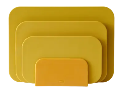 Planche à Découper Rosti set Choptima Curry 35,5 x 26,5 cm (Set de 3 + support) Dernier Modèle