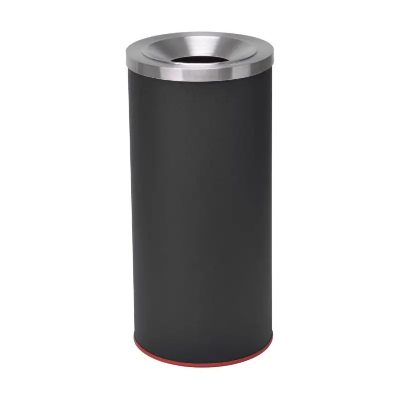 Poubelle laqué noir - Combisteel Prix Promo