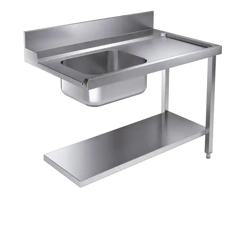Table D'Approvisionement Étagère 1200 À Droite Pour 7082.0070 - 0075 - Combisteel - 7106.1010 Nouveauté