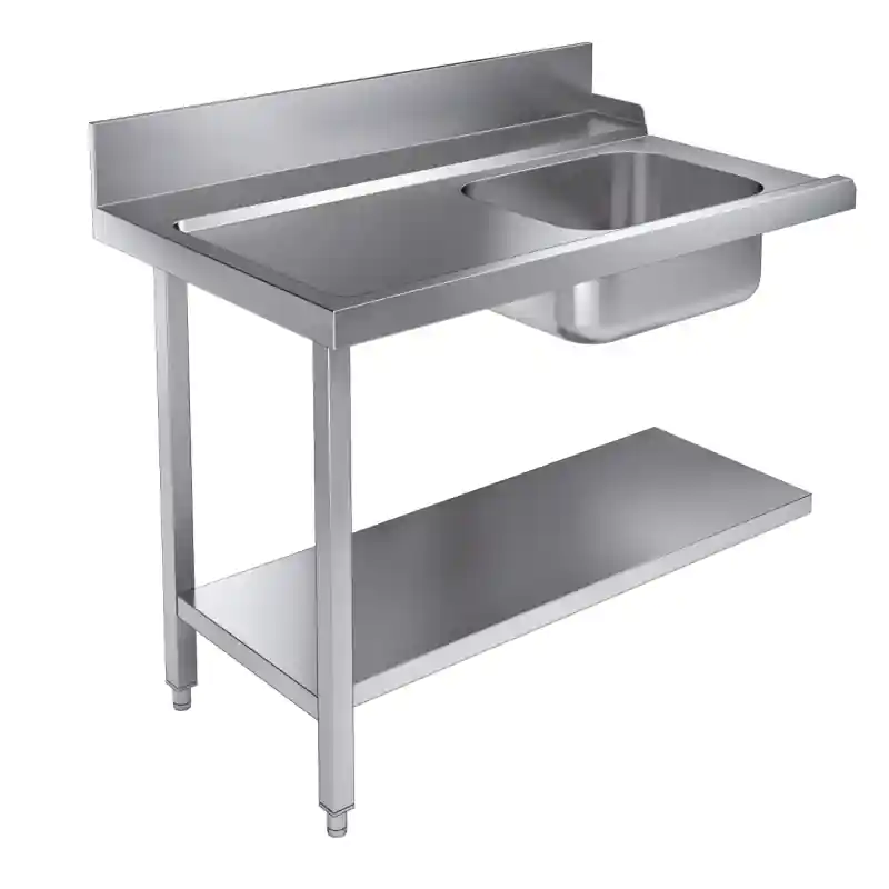 Table D'Approvisionement Étagère 1200 À Gauche Pour 7082.0070 - 0075 - Combisteel - 7106.1005 Usine Directe