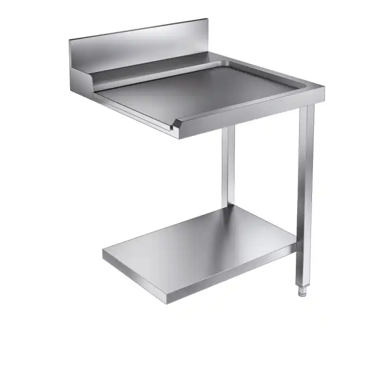 Certifié Table D'Écoulement Étagère 700 À Droite Pour 7082.0070-0075 - Combisteel - 7106.1030