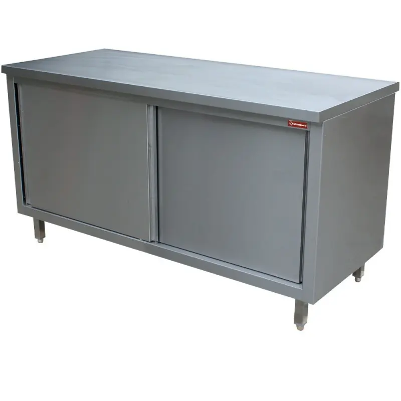 Table armoire neutre, portes coulissantes Offre Exclusive