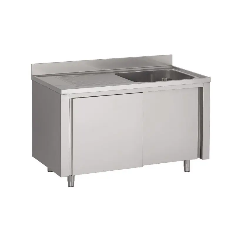 700 bloc-évier portes coulissantes- Combisteel Vente Flash
