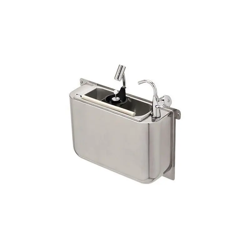 Cuillère À Glace Évier Avec Robinet Et Douchette 410X120X270Avec Trou D'Évacuation, Raccordement À L'Eau Et Tuyau D'Évacuation Seulement Aujourd’hui