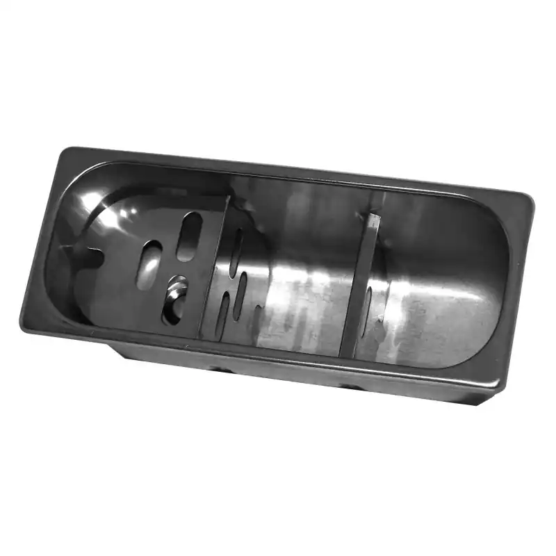Promotion Cuillère À Glace Évier 270X110X120Avec Trou D'Évacuation, Raccordement À L'Eau Et Tuyau D'Évacuation - Combisteel - 7108.0010