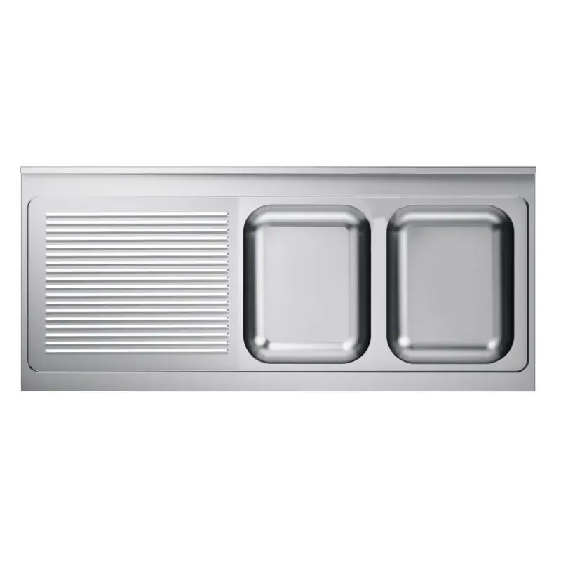 600 Évier 2 À Droite 2000 - Combisteel - 7013.1405 Promotion