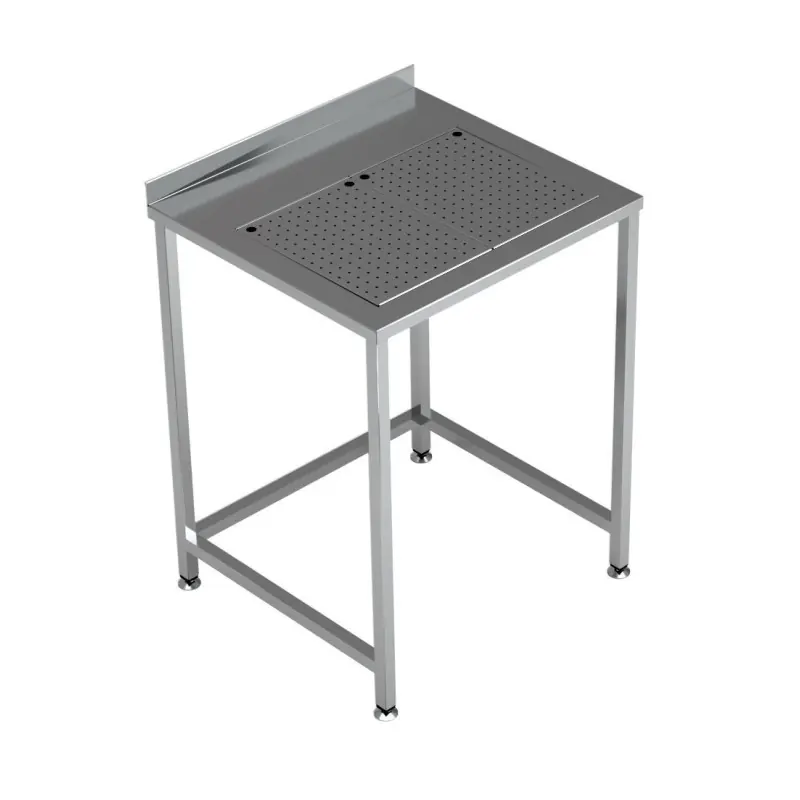 Top Qualité Plan De Travail Avec Bac D'Égouttage Intégré 700X650 - Combisteel - 7084.0020