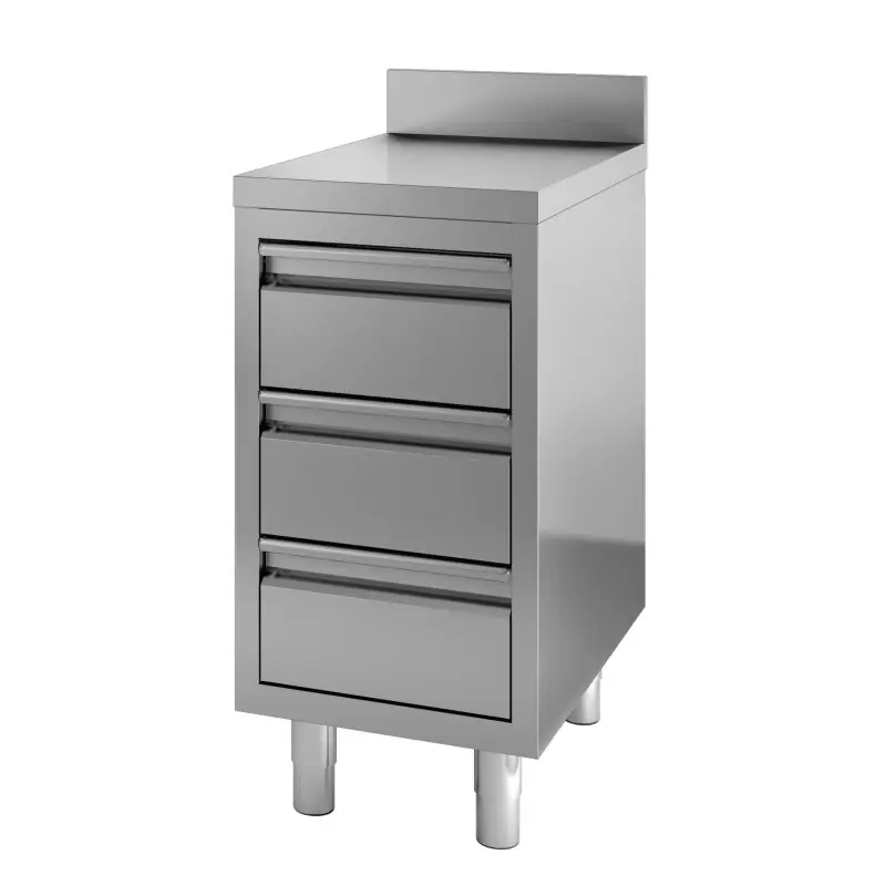 700 Table De Travail Avec Tiroirs Dosseret 600 - Combisteel - 7452.0515 Commande En Gros