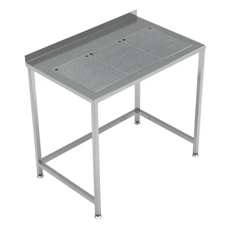Prix Réduit Plan De Travail Avec Bac D'Égouttage Intégré 1000X650 - Combisteel - 7084.0025