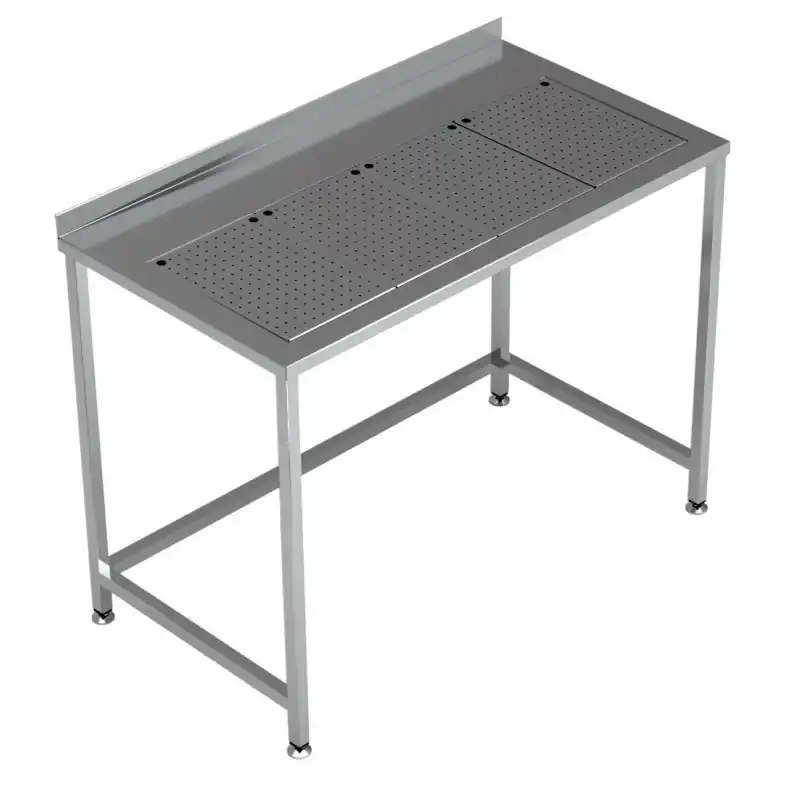 Plan De Travail Avec Bac D'Égouttage Intégré 1200X650 - Combisteel - 7084.0030 Marque