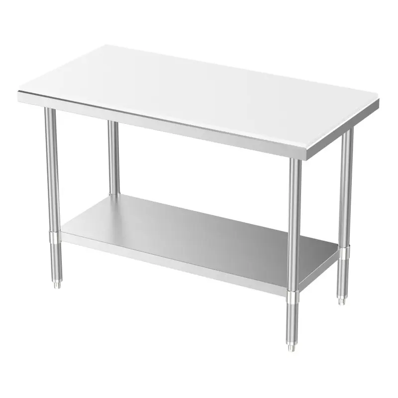 700 Table De Découpe Avec Étagère Démontable 1000 - Combisteel - 7490.0290 Super Prix