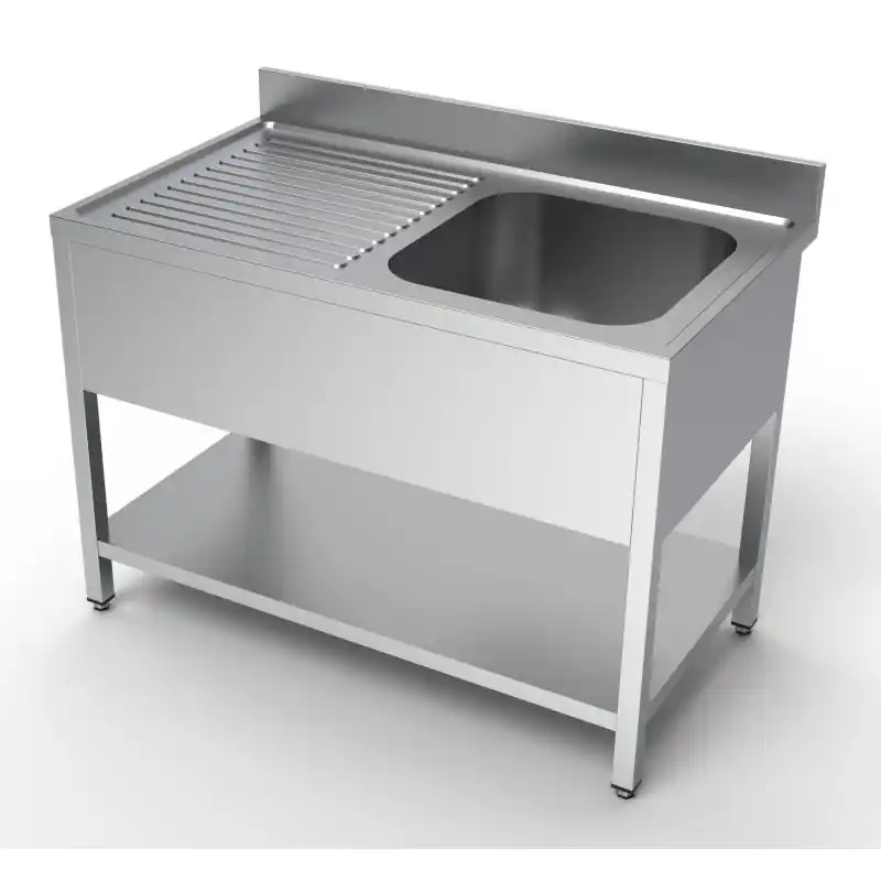 Livraison Express 700 Bloc-Évier Étagère 1 À Droite 1200 - Combisteel - 7333.0835