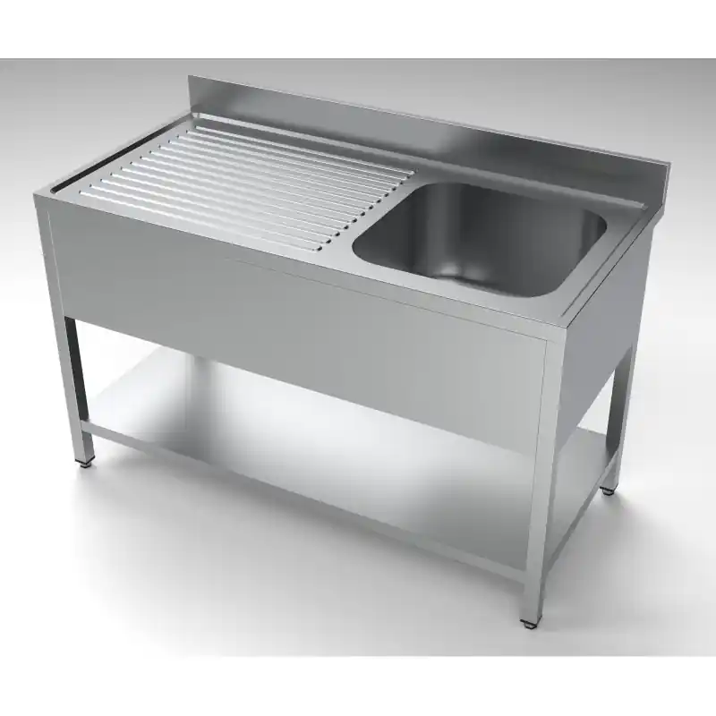 Top Vente 700 Bloc-Évier Étagère 1 À Droite 1400 - Combisteel - 7333.0845