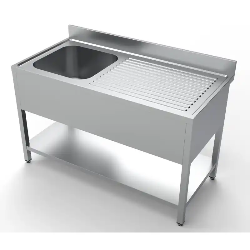 Livraison Express 700 Bloc-Évier Étagère 1 À Gauche 1400 - Combisteel - 7333.0840