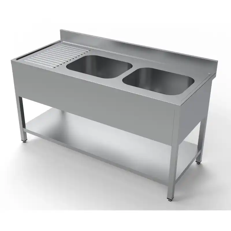 Exclusif 700 Bloc-Évier Étagère 2 À Droite 1600 - Combisteel - 7333.0855