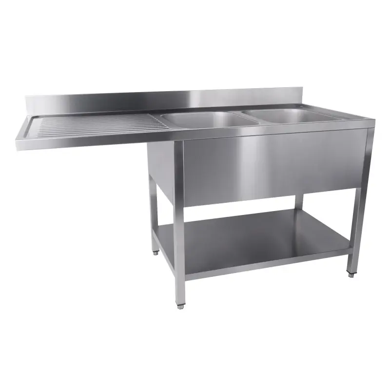 700 Bloc-Évier Étagère Lave-Vaisselle Démontable 2 À Droite 1600 - Combisteel - 7333.1425 Seulement Aujourd’hui